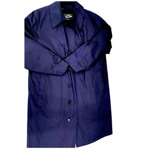 VTG USA English Squire Raincoat Mens 42L Cambridge Original Overcoat Long Coat